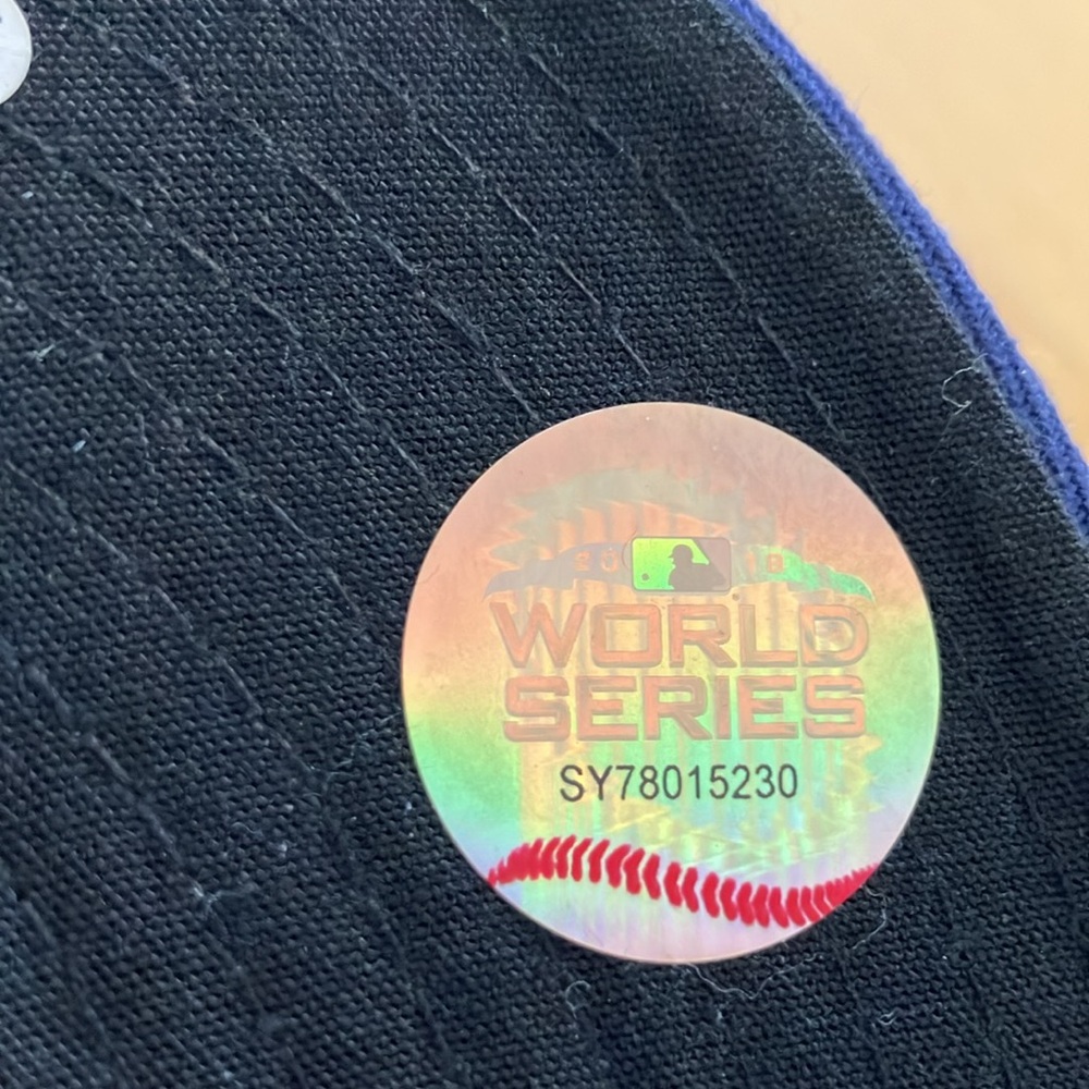 Milwaukee Brewers Fitted Hat 2018 World Series size 7 3/8 collectors item NWT - Picture 7 of 9